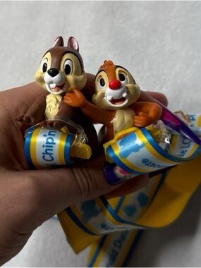 Chip and Dale Disney Mini Figure Set - Brown and Orange